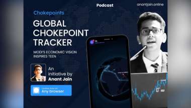 MODI’S ECONOMIC VISION INSPIRES TEEN TO TURN FATHER’S BUSINESS BOTTLENECK INTO GLOBAL CHOKEPOINT TRACKER